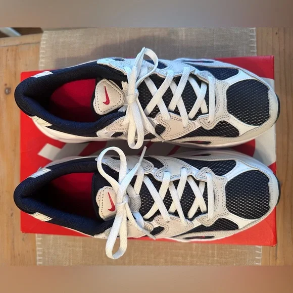 Nike Women’s AL8 Obsidian/White-Gym Red-Black NIB - Picture 5 of 9